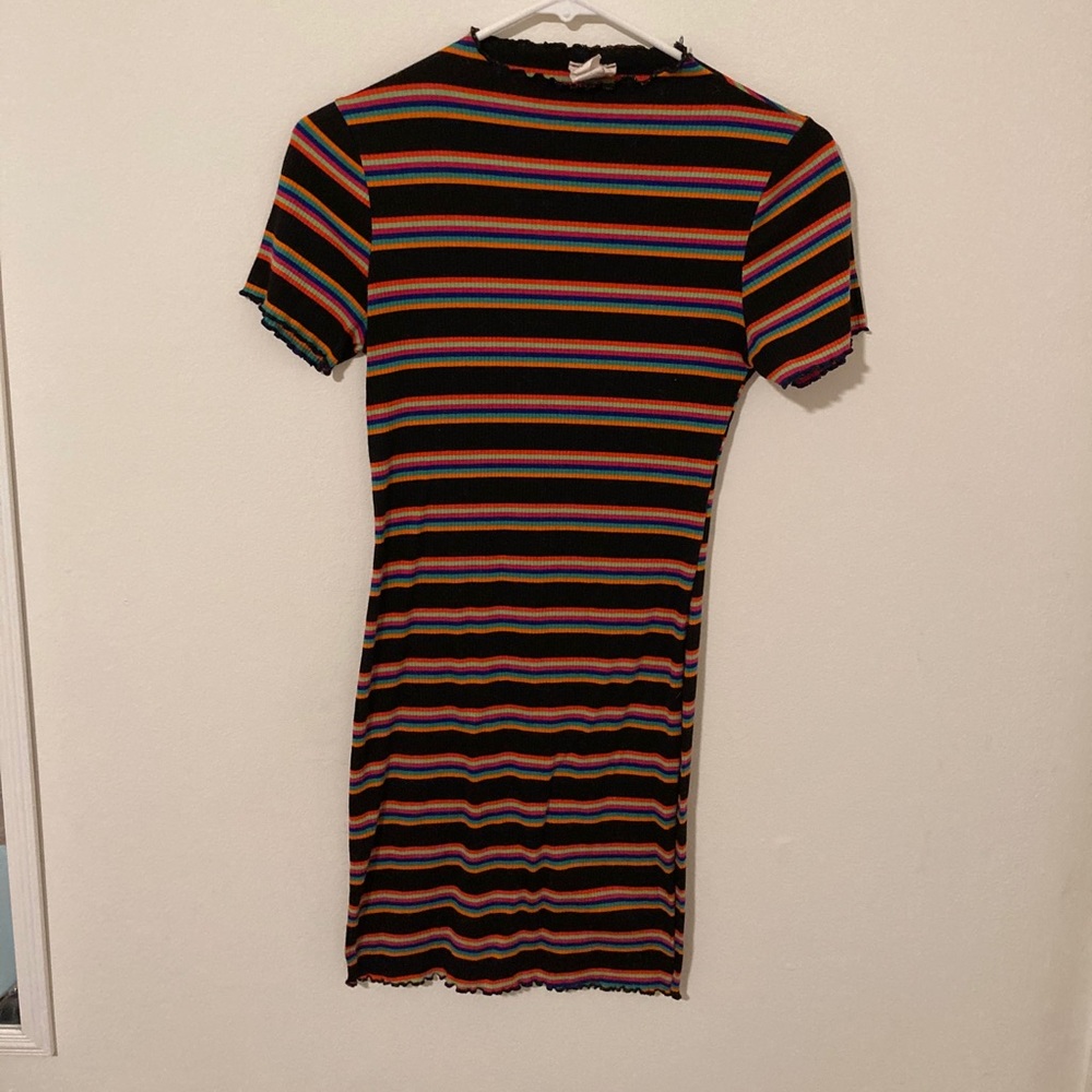 Rainbow Bodycon Dress